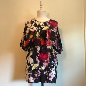 & Other Stories Vintage Ruffled Floral Blouse